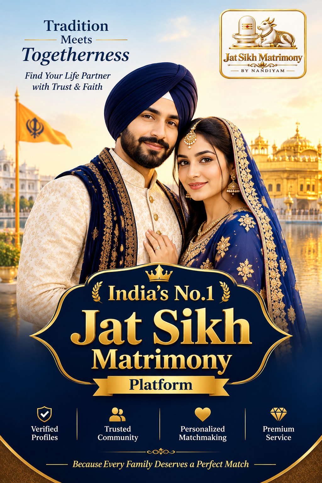 Jat Sikh couple — JatSikhMatrimony.in Services